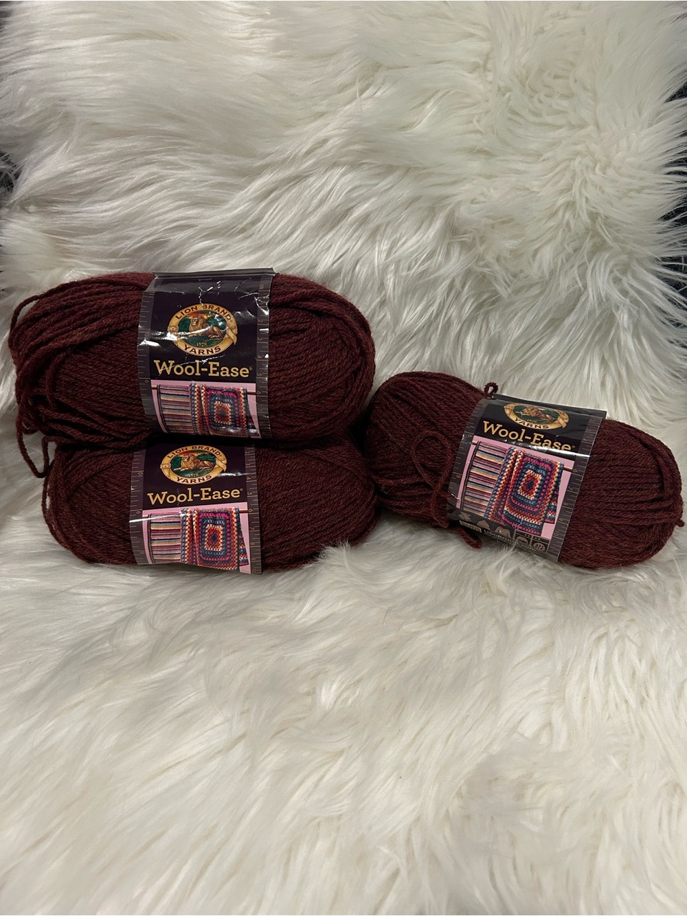 Lion Brand Wool-Ease Yarn - #179 Chestnut Heather